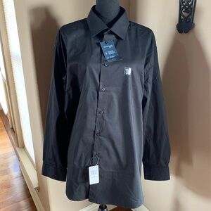 Madison Black Slim Fit Button Down Shirt‎